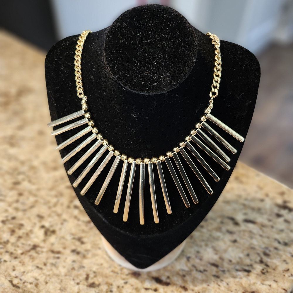 Macy's Gold Statement Necklace